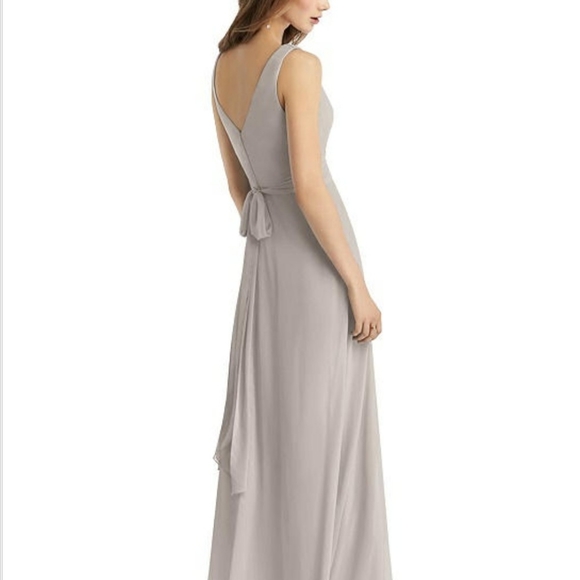 Long Taupe Dress - Picture 2 of 3